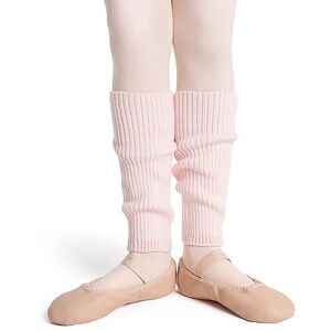 Capezio Pink Ribbed Toddler Leg Warmers 9”